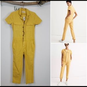Madewell Short Sleeve Coverall Jumpsuit